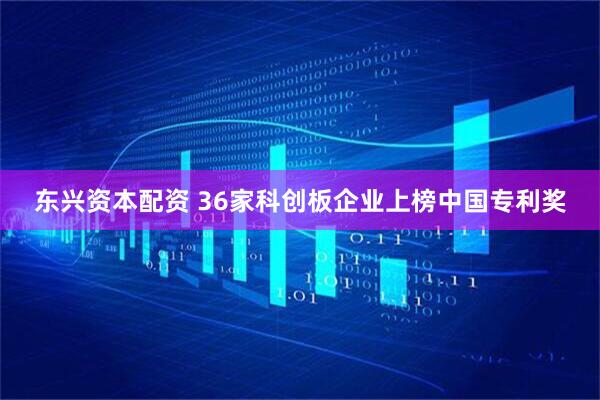 东兴资本配资 36家科创板企业上榜中国专利奖
