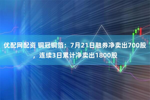 优配网配资 铜冠铜箔：7月21日融券净卖出700股，连续3日累计净卖出1800股